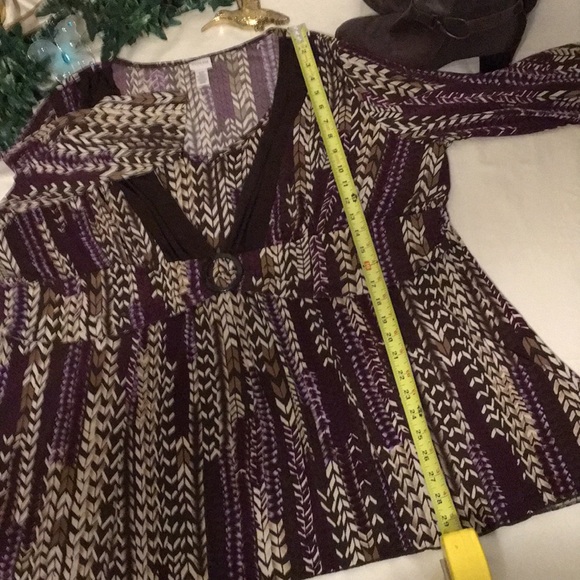 Venezia Arrows Flowing Blouse - Picture 3 of 8